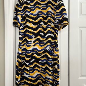 BOSS Colorful Wave Pattern Dress